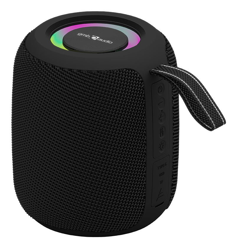 GMB Audio SPK-BT-LED-05-BK altavoz portátil o de fiesta Altavoz monofónico portátil Negro 8 W