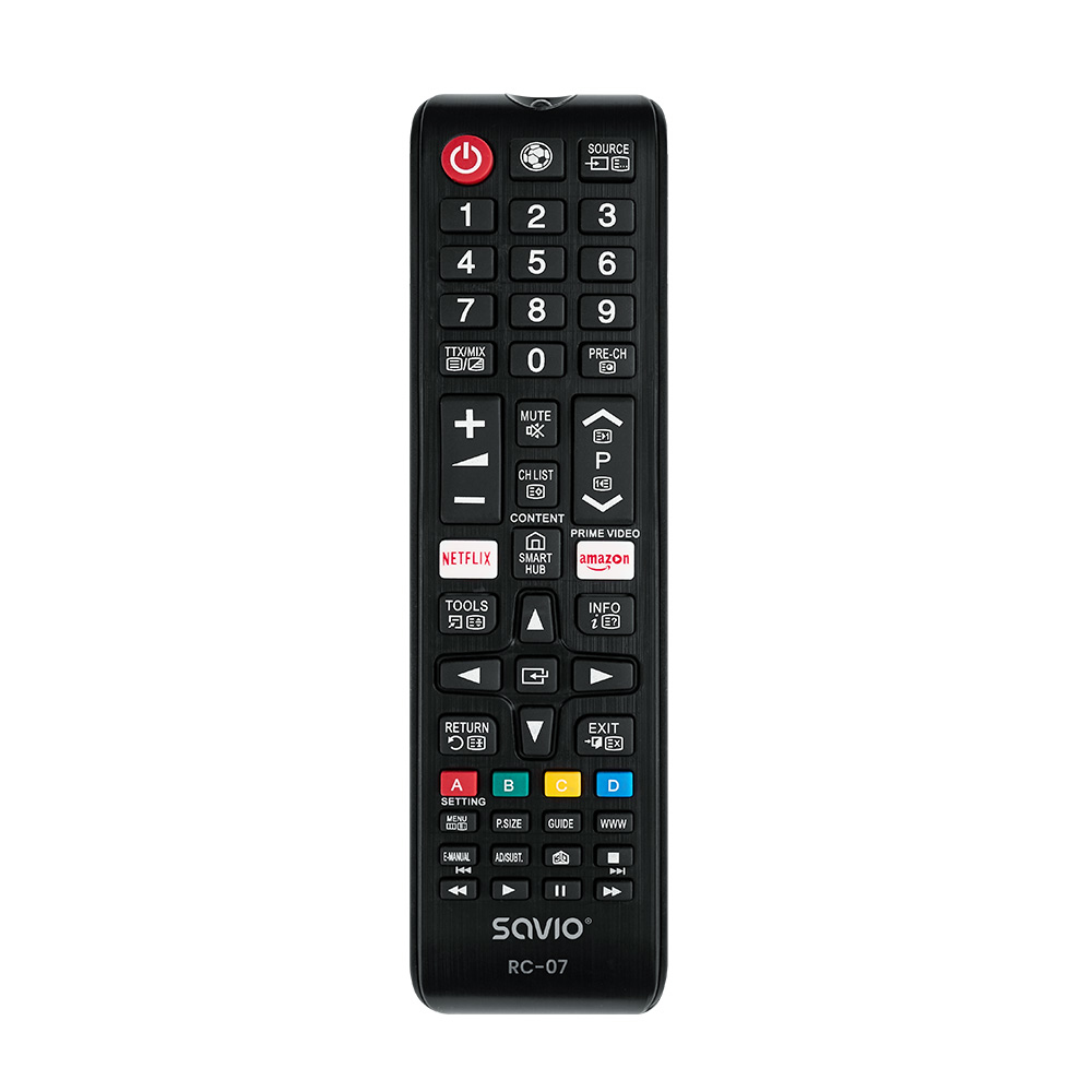 RC-07 do TV Samsung mando a distancia IR inalámbrico TV, Sintonizador de TV Botones