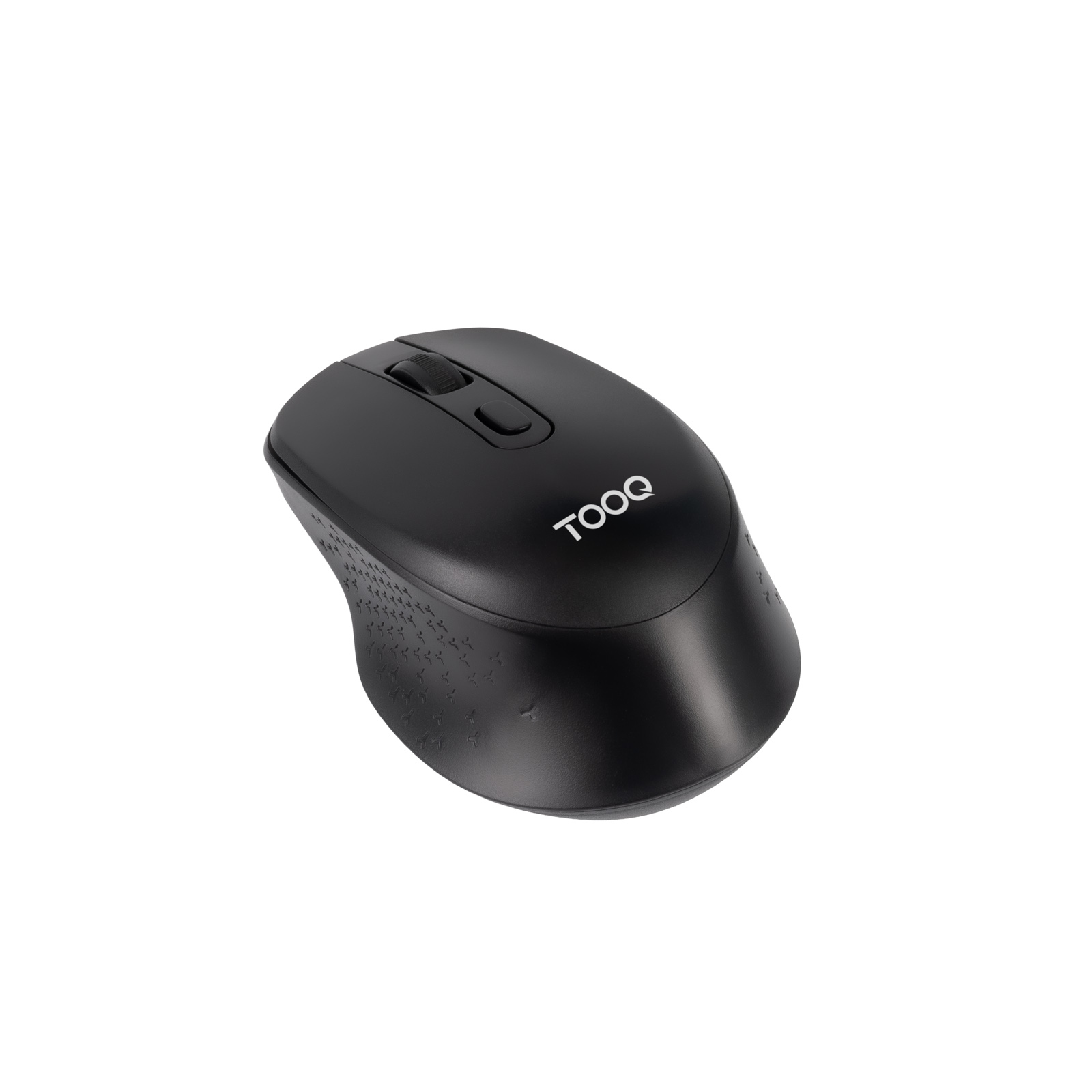 Ratón inalámbrico, 1600 DPI, 4 Botones, Negro