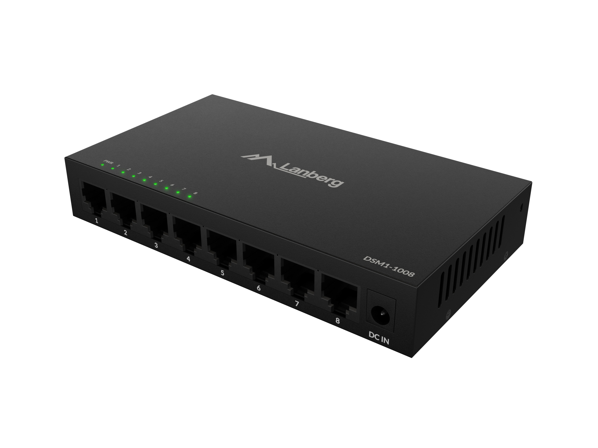 DSM1-1008 switch No administrado Gigabit Ethernet (10/100/1000) Escritorio Negro