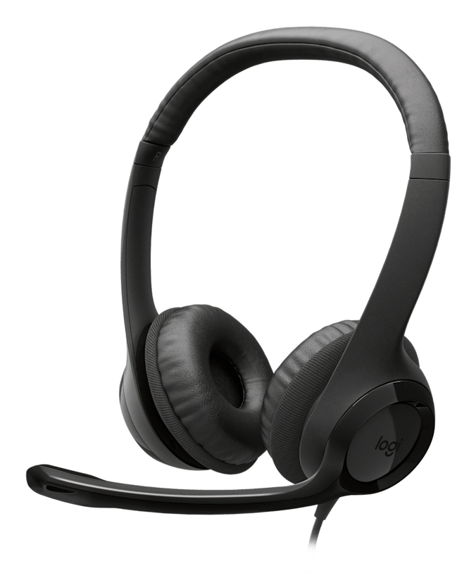 Auriculares con Cable H390 para PC/Portátil, Auriculares Estéreo con Micrófono con Supresión de Ruido, USB-C, Controles en línea, funciona con Chromebook