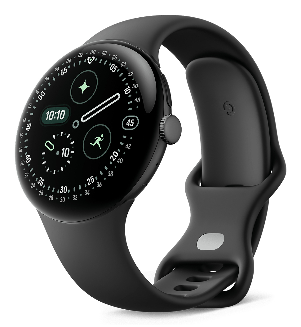 Pixel Watch 4 AMOLED 45 mm Digital Pantalla táctil Negro Wifi GPS (satélite)