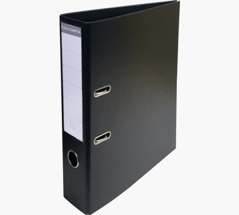 53741E carpeta Caja de cartón Negro A4