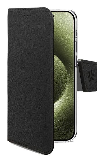 WALLYMAG funda para teléfono móvil 16 cm (6.3") Funda cartera Negro