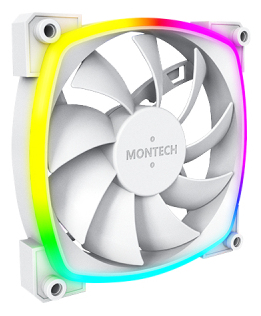 AX120 PWM Carcasa del ordenador Ventilador 12 cm Blanco 3 pieza(s)