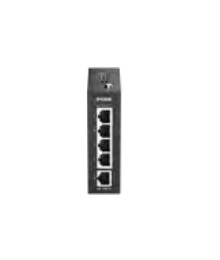 DIS-100E-05 switch No administrado Fast Ethernet (10/100) DIN rail Negro