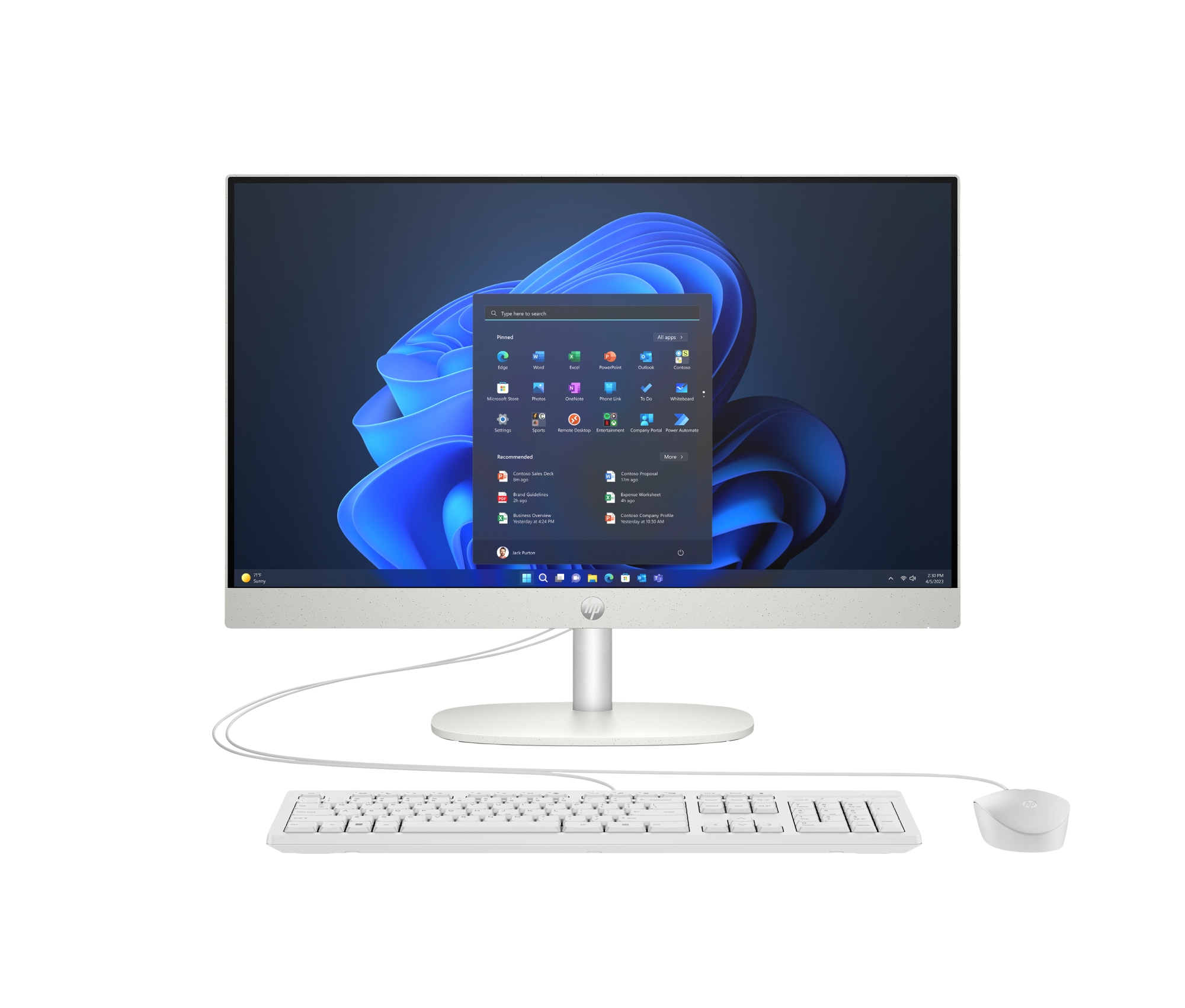ProOne 240 G10 Intel® Core i5 i5-1334U 60,5 cm (23.8") 1920 x 1080 Pixeles PC todo en uno 8 GB DDR4-SDRAM 256 GB SSD Windows 11 Pro Wi-Fi 6 (802.11ax) Blanco