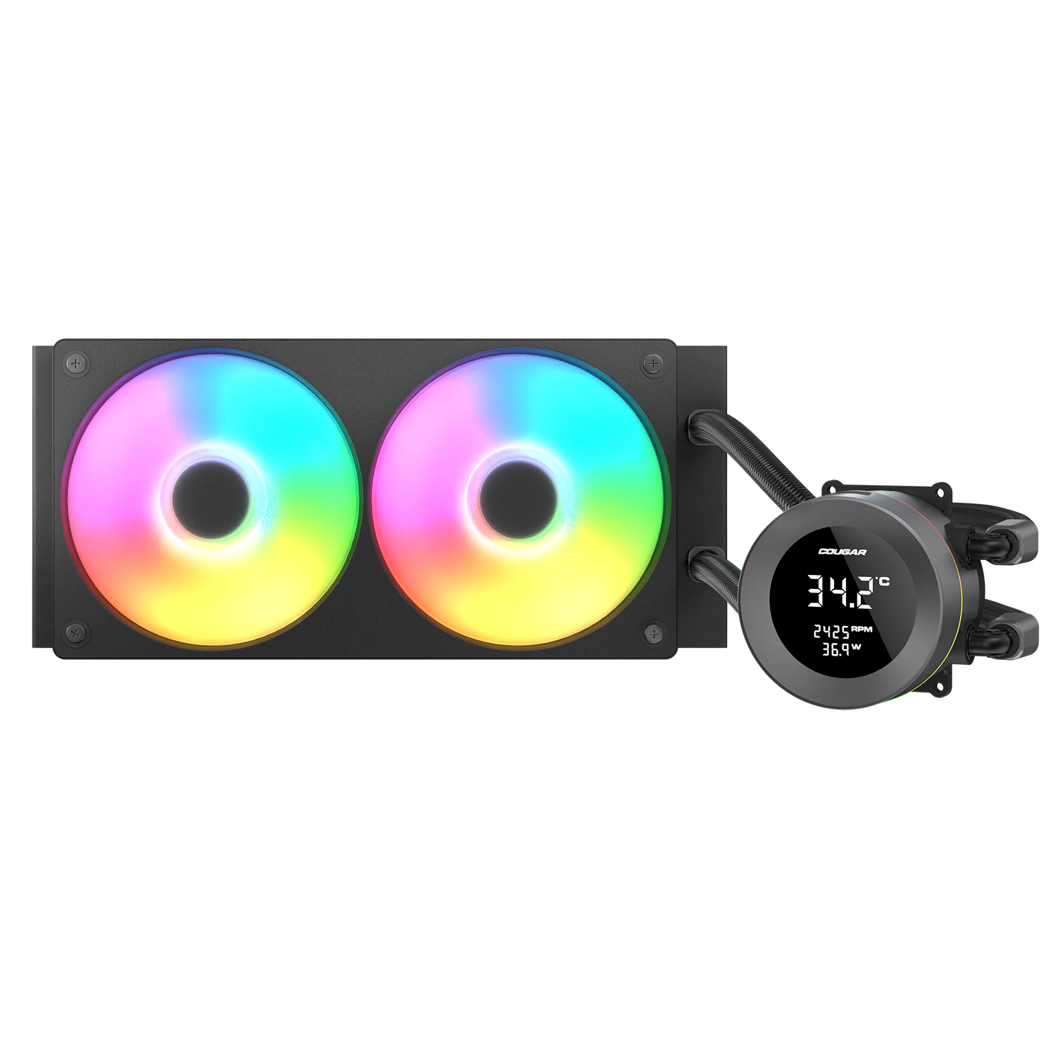 CGR-PSDVARGB-B-240 Procesador Sistema de refrigeración líquida todo en uno 12 cm Negro
