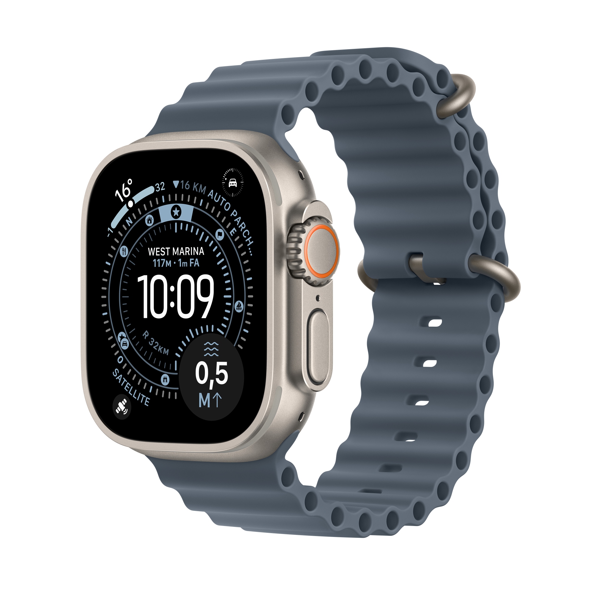 Watch Ultra 3 OLED 49 mm Digital 422 x 514 Pixeles Pantalla táctil 5G Titanio Wifi GPS (satélite)