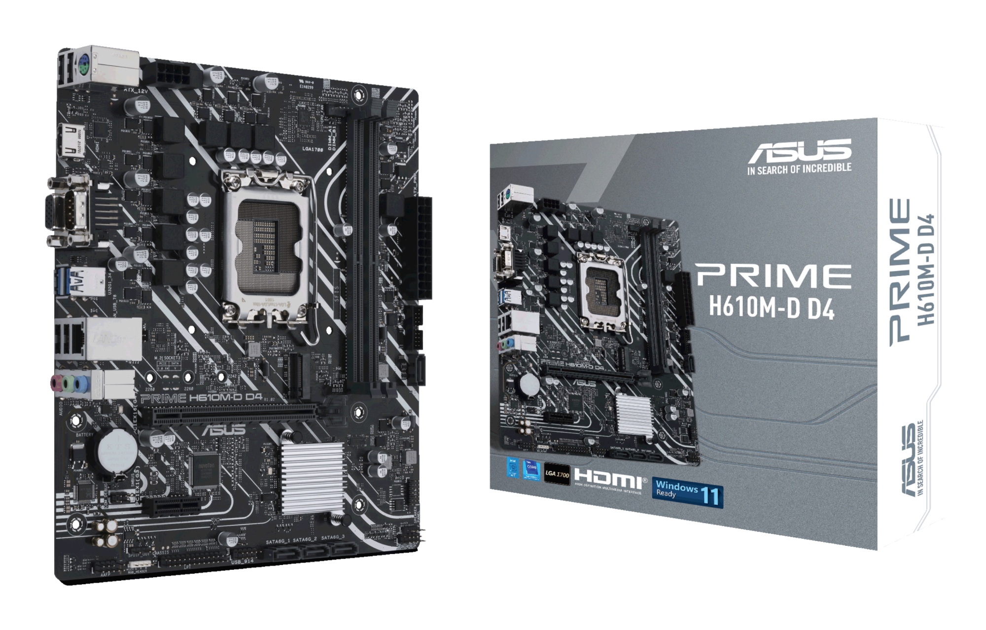 PRIME H610M-D D4 Intel H610 LGA 1700 micro ATX