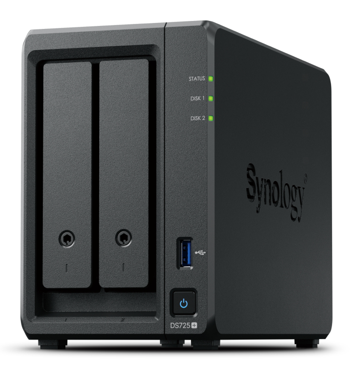 DiskStation DS725+ NAS Ryzen Embedded R1600 4 GB DDR4 8 TB Negro
