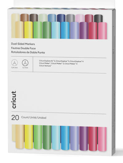 Dual-Sided marcador 20 pieza(s) Punta fina Colores surtidos