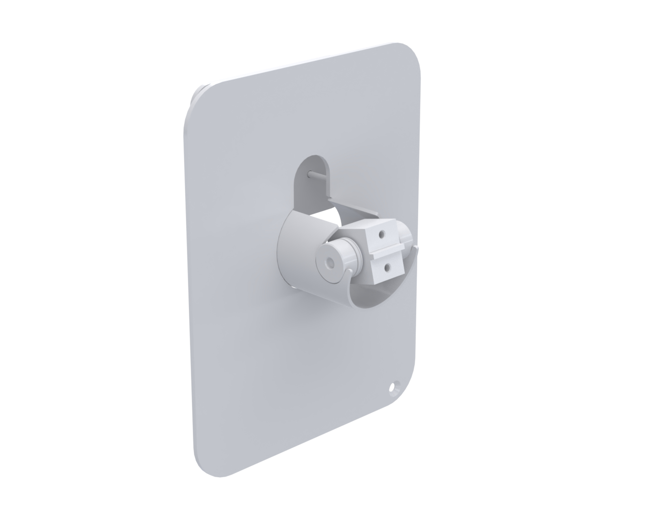 SpacePole Kiosk SKS001-32 accesorio para terminal de punto de venta Base POS Blanco Metal