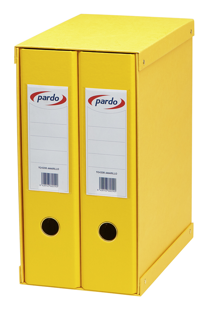 924208 carpeta de cartón Folio Amarillo