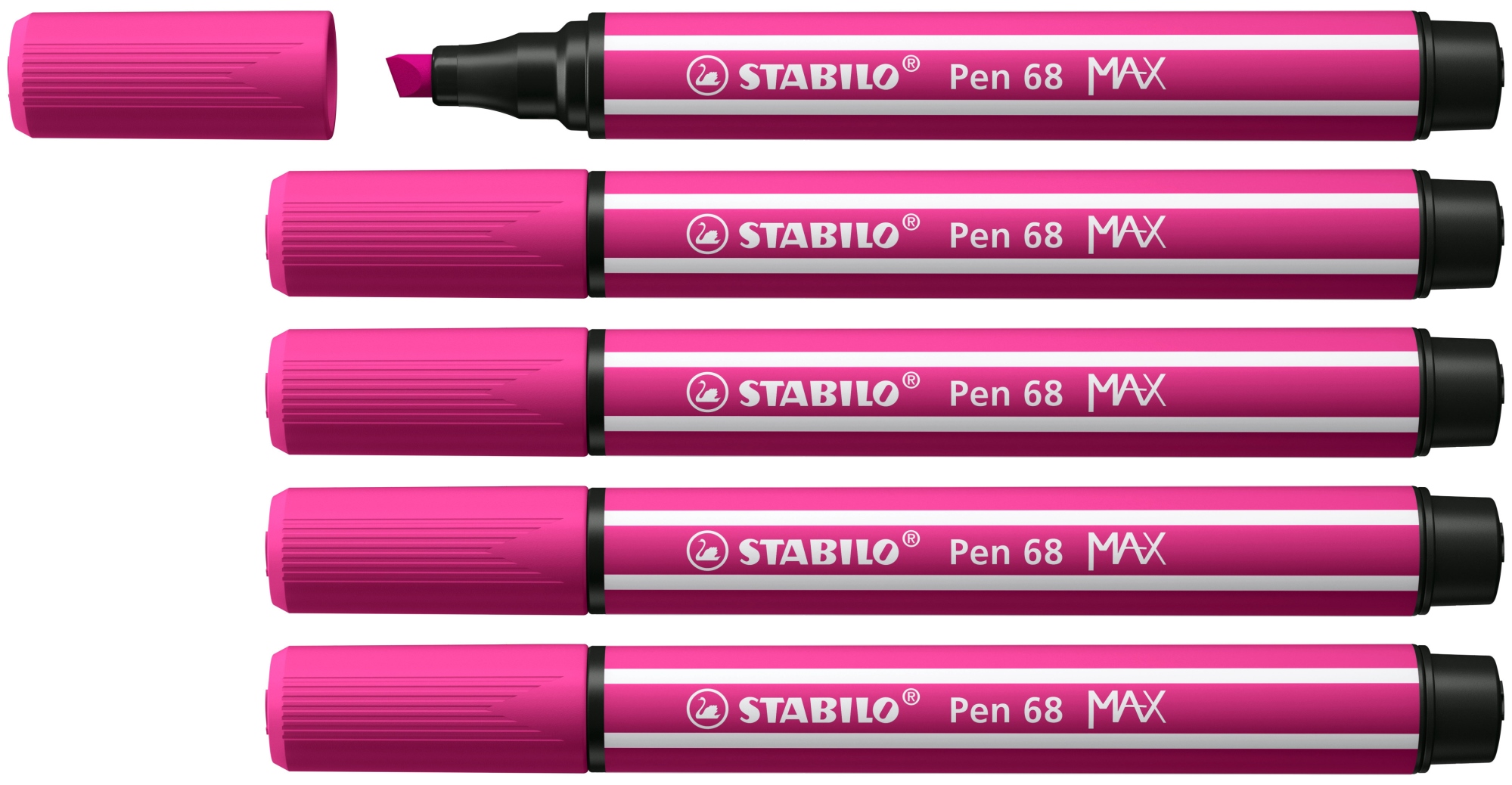 Pen 68 MAX rotulador Rosa 5 pieza(s)
