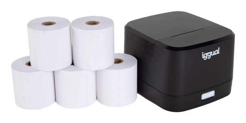 Kit impresora térmica TP EASY 58 + 5 rollos