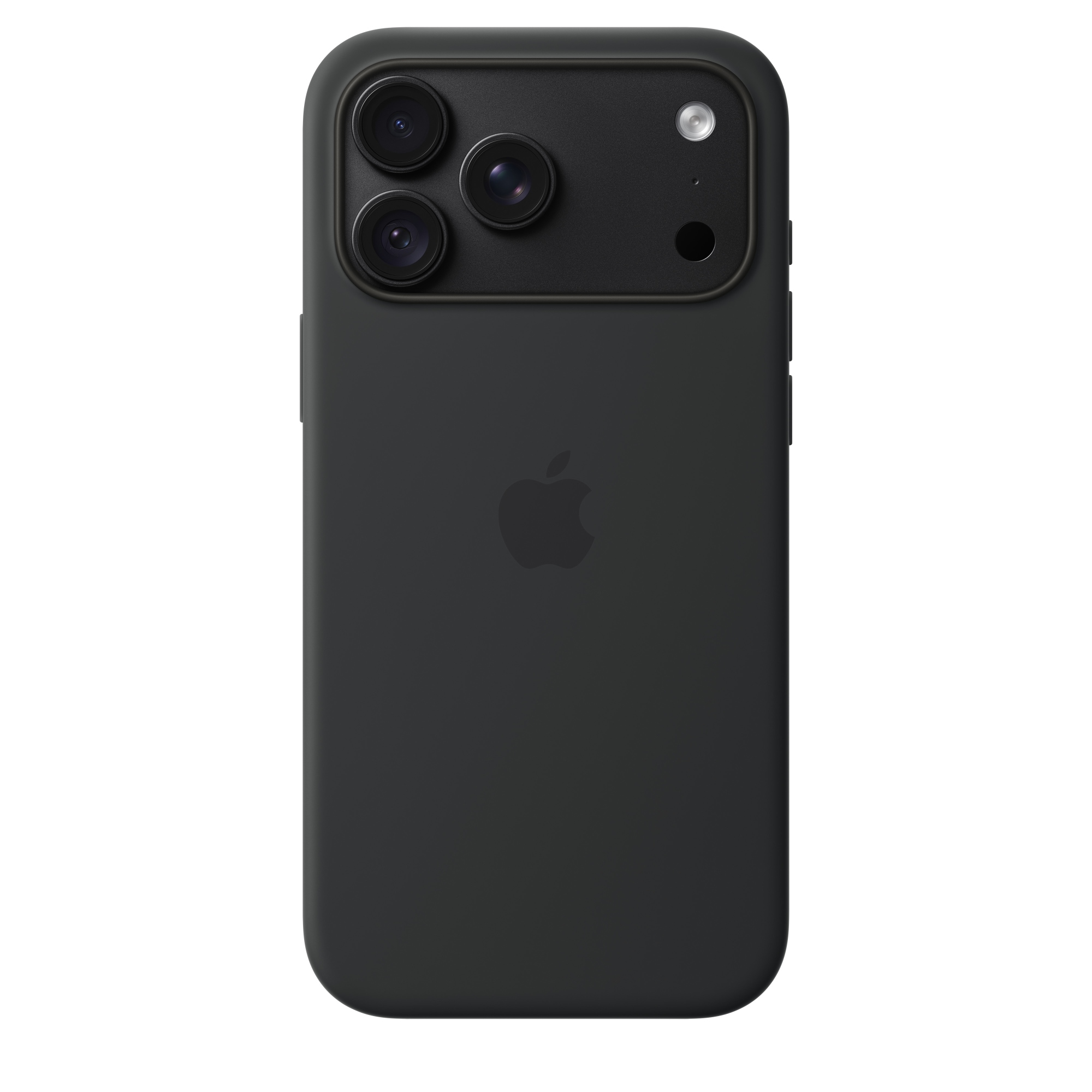 Funda de silicona con MagSafe para el iPhone 18 Pro Max - Negro