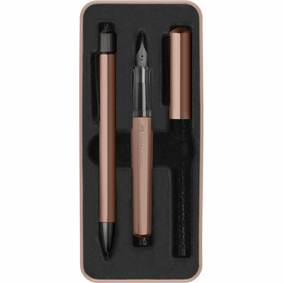 Hexo set pluma estilográfica Sistema de carga por cartucho Bronce 1 pieza(s)