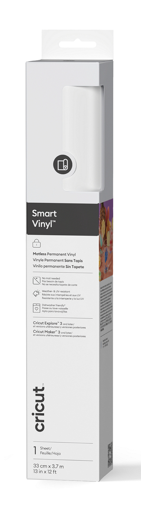 Smart Vinyl Matless Rollo de vinilo de termotransferencia Vinilo de termotransferencia liso 1 hojas