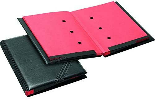 640DU00 carpeta PVC Negro, Rojo
