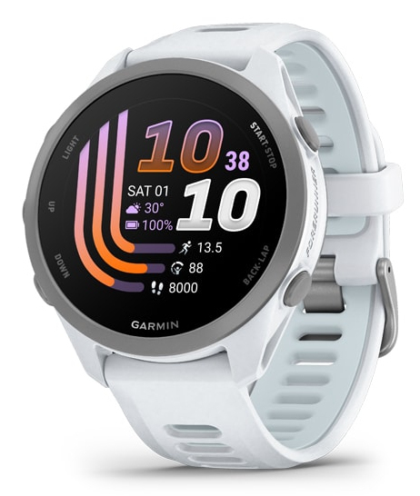 Forerunner 170 3,05 cm (1.2") AMOLED 30 mm Digital 390 x 390 Pixeles Pantalla táctil Blanco GPS (satélite)
