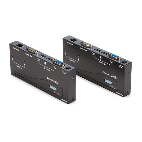 Extensor de Consola KVM por Cat 5 Ethernet (150m) con USB y Vídeo VGA