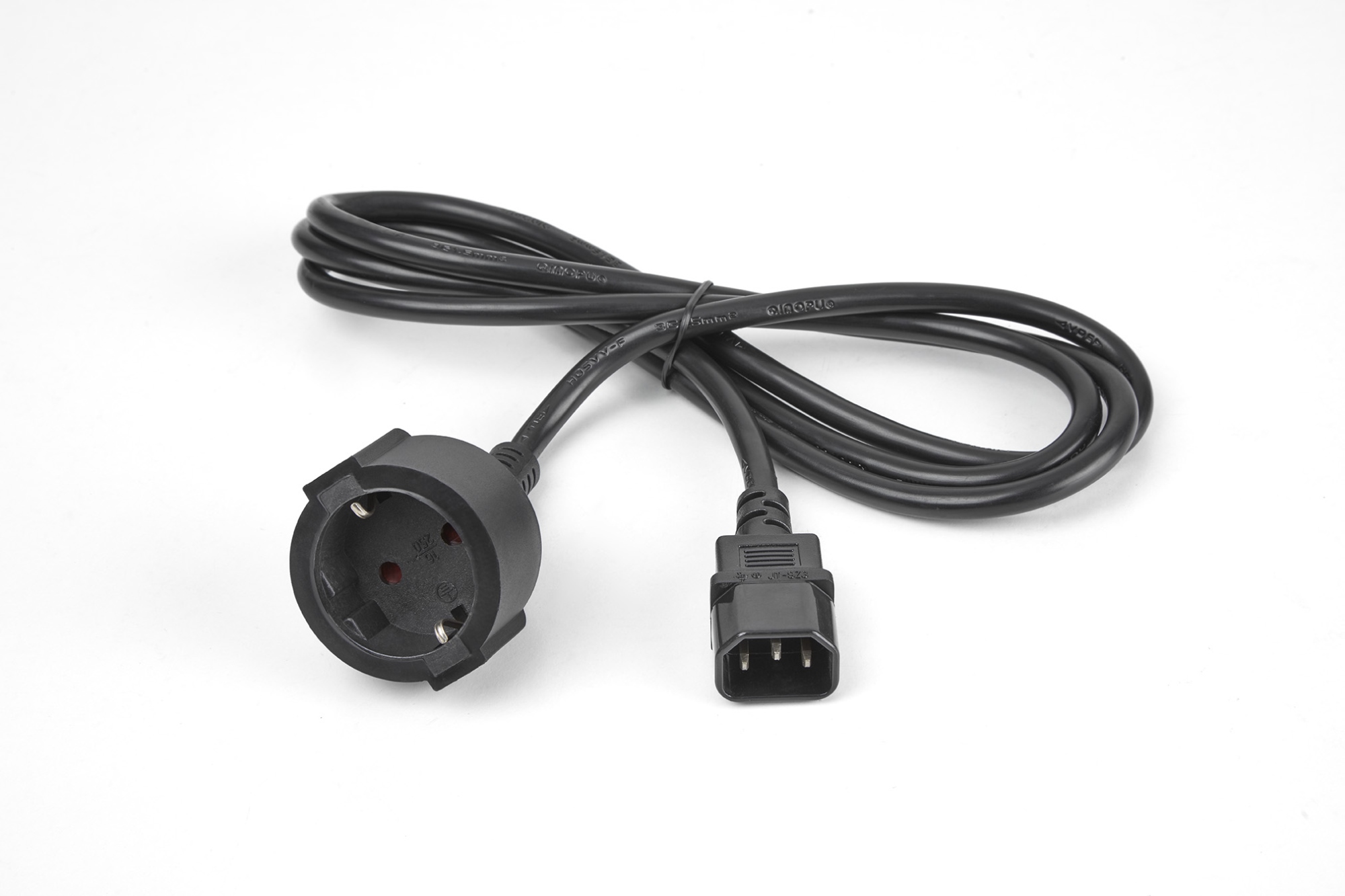 CABLE SALIDA C14/schuko 2 m 10 A