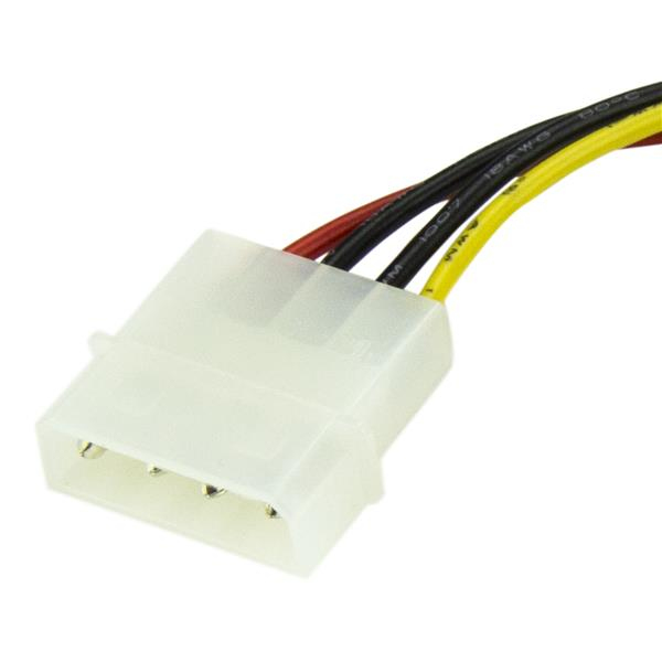 Cable Adaptador de 15cm de Alimentación LP4 4 Pines a SATA 15 Pines
