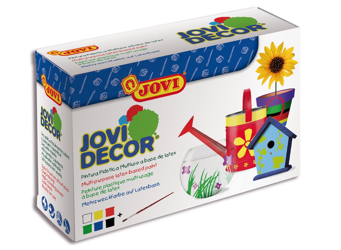 JOV670 pintura acrílica 55 ml Negro, Azul, Verde, Rojo, Blanco, Amarillo Cazuela
