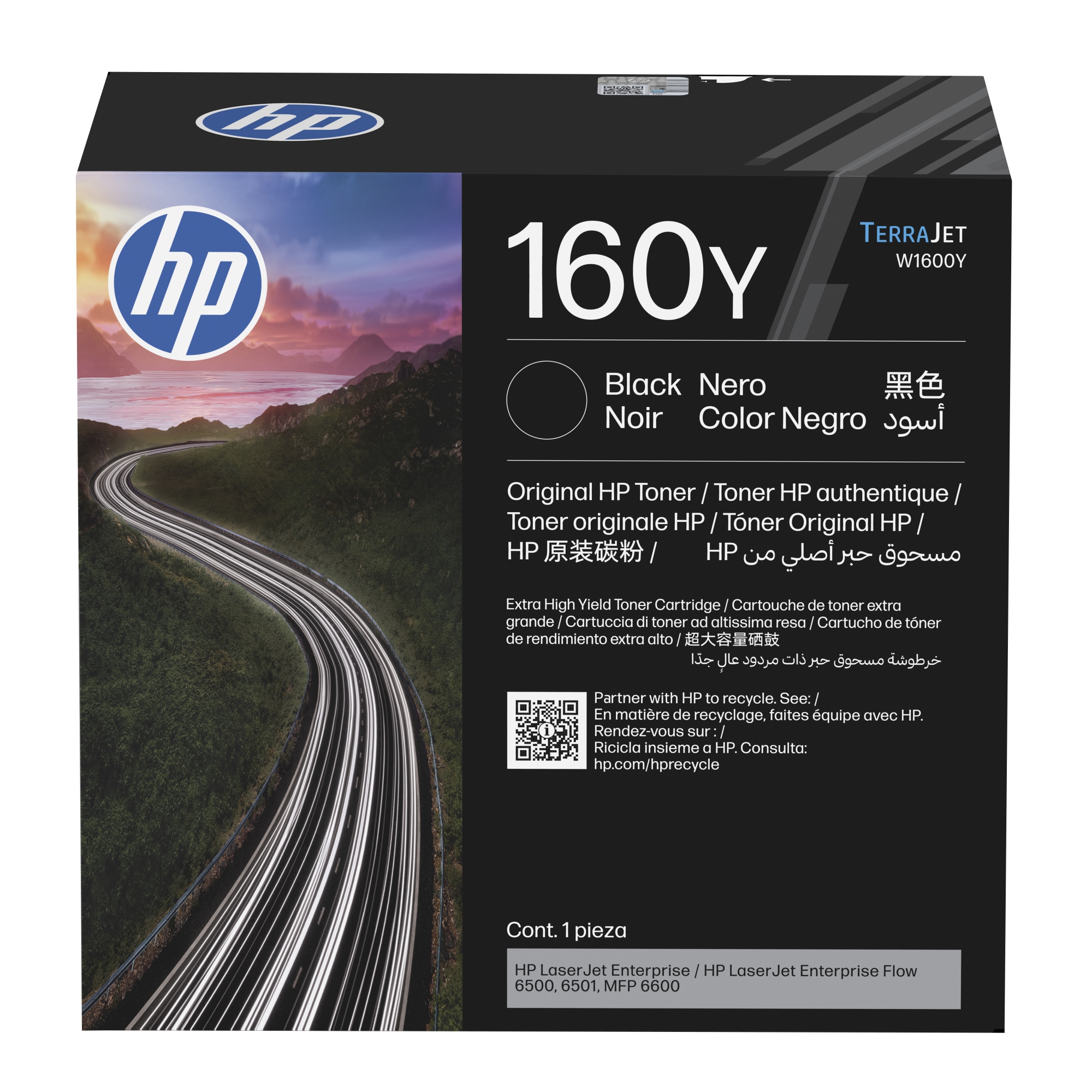 Cartucho de Tóner Original LaserJet 160Y negro