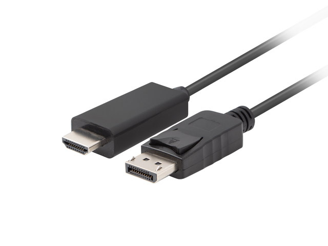 CA-DPHD-11CC-0018-BK cambiador de género para cable DisplayPort HDMI Negro