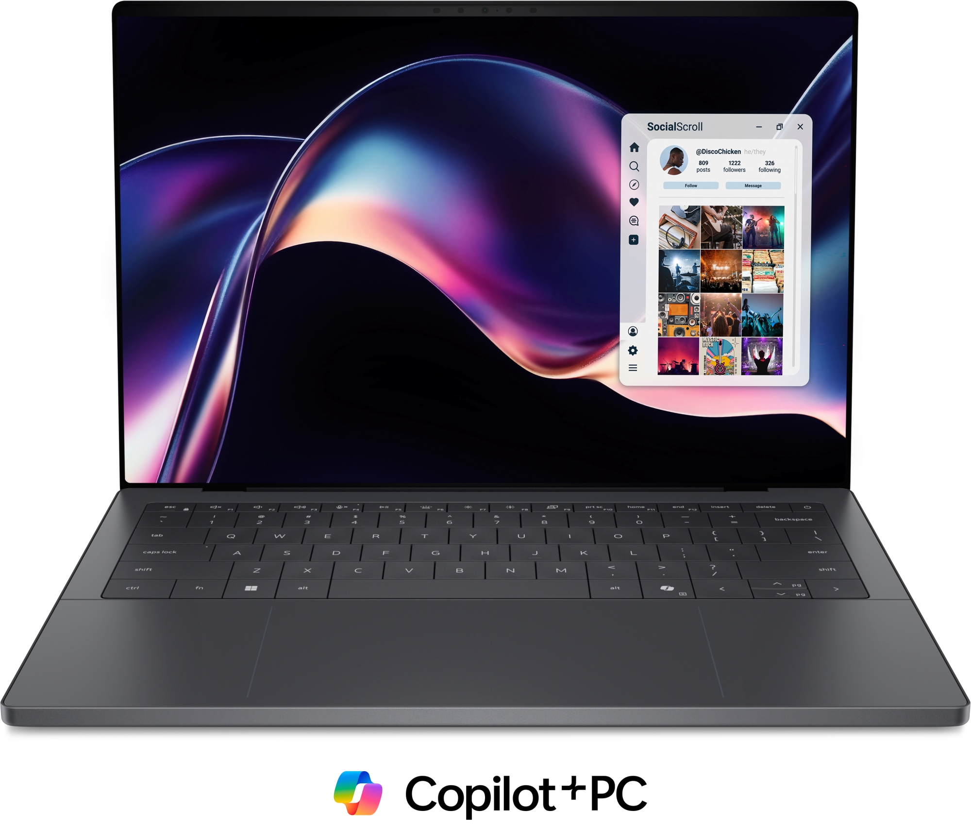 XPS 14 DA14260 Copilot+ PC Intel Core Ultra X7 358H Portátil 35,6 cm (14") Pantalla táctil 2.8K 32 GB LPDDR5x-SDRAM 1 TB SSD Wi-Fi 7 (802.11be) Windows 11 Pro Grafito Español