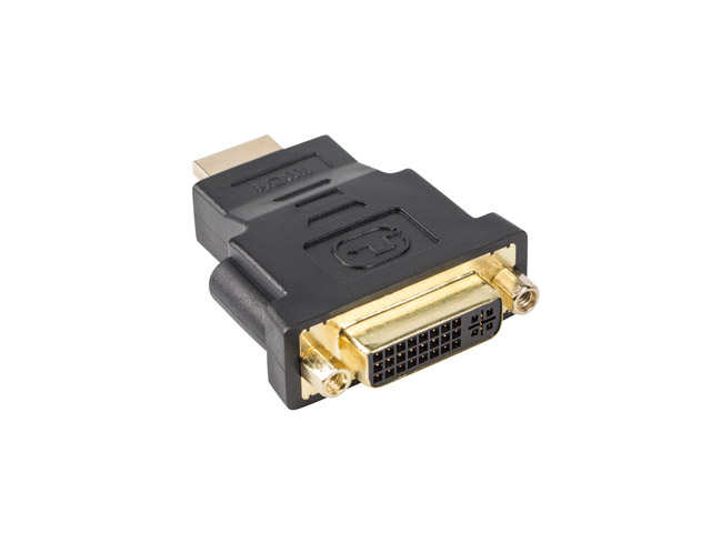 AD-0014-BK cambiador de género para cable HDMI DVI-D (F) (24 + 5) Negro