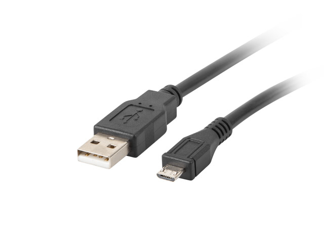 CA-USBM-10CC-0010-BK cable USB USB 2.0 1 m Micro-USB B USB A 0,48 Gbit/s Negro
