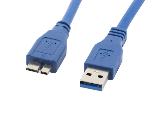 CA-US3M-10CC-0005-B cable USB 0,5 m Micro-USB A USB A Azul
