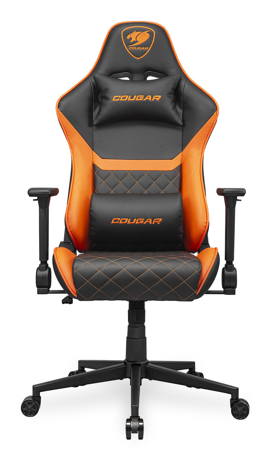 CGR-AO2 Asiento acolchado tapizado Negro, Naranja