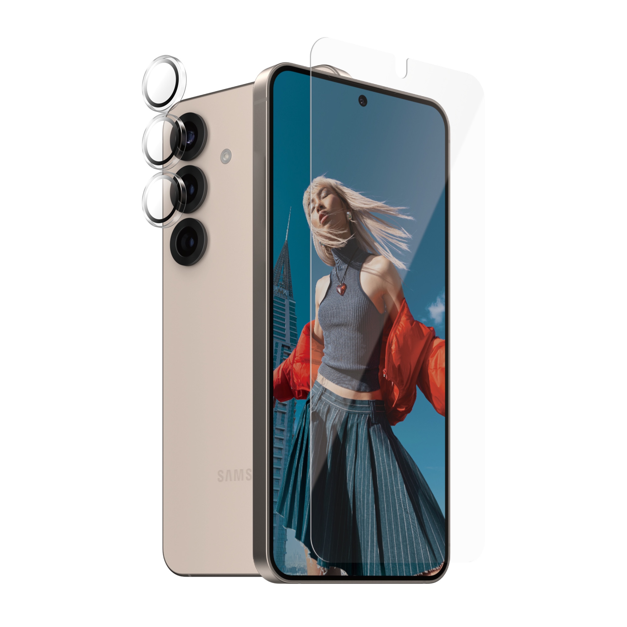 2-in-1 Protection Bundle Samsung Galaxy S25 Protector de pantalla 1 pieza(s)