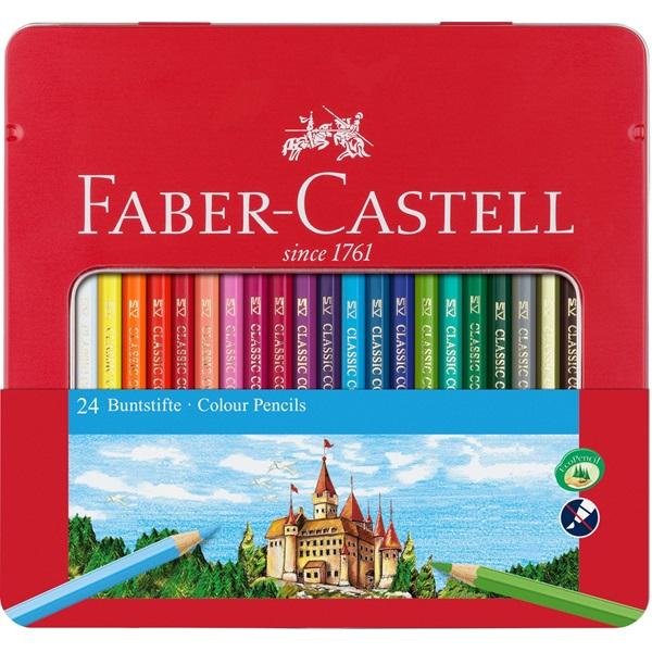 115824 lápiz de color Beige, Negro, Azul, Oro, Verde, Marfil, Lila, Magenta, Naranja, Rosa, Violeta, Blanco, Amarillo 1 pieza(s)