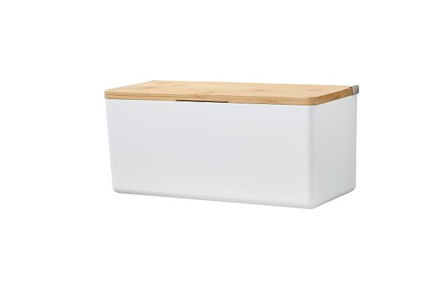 BABOO Beige, Blanco Plástico Organizador de baño