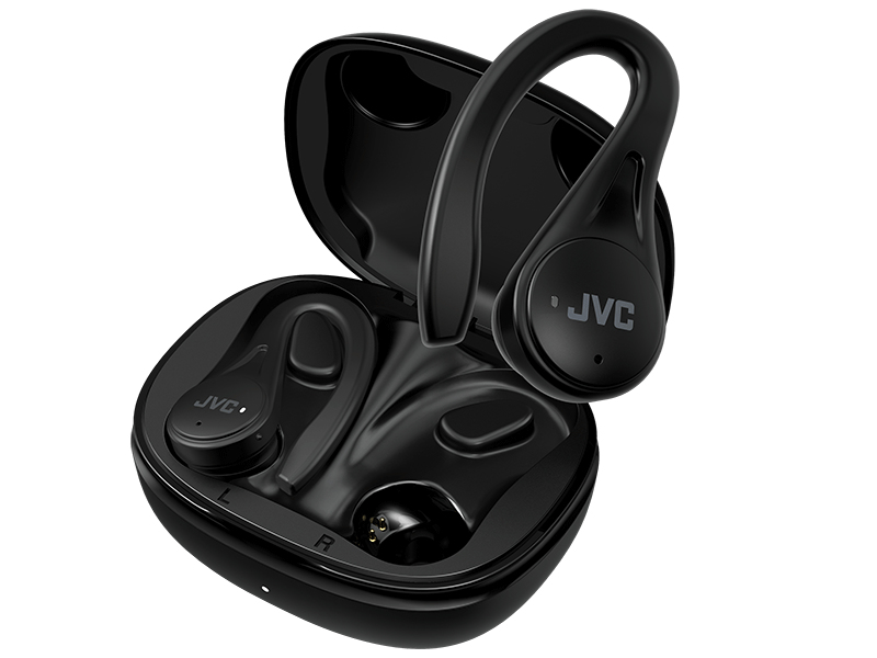 HA-EC25T Auriculares True Wireless Stereo (TWS) gancho de oreja, Dentro de oído Llamadas/Música Bluetooth Negro