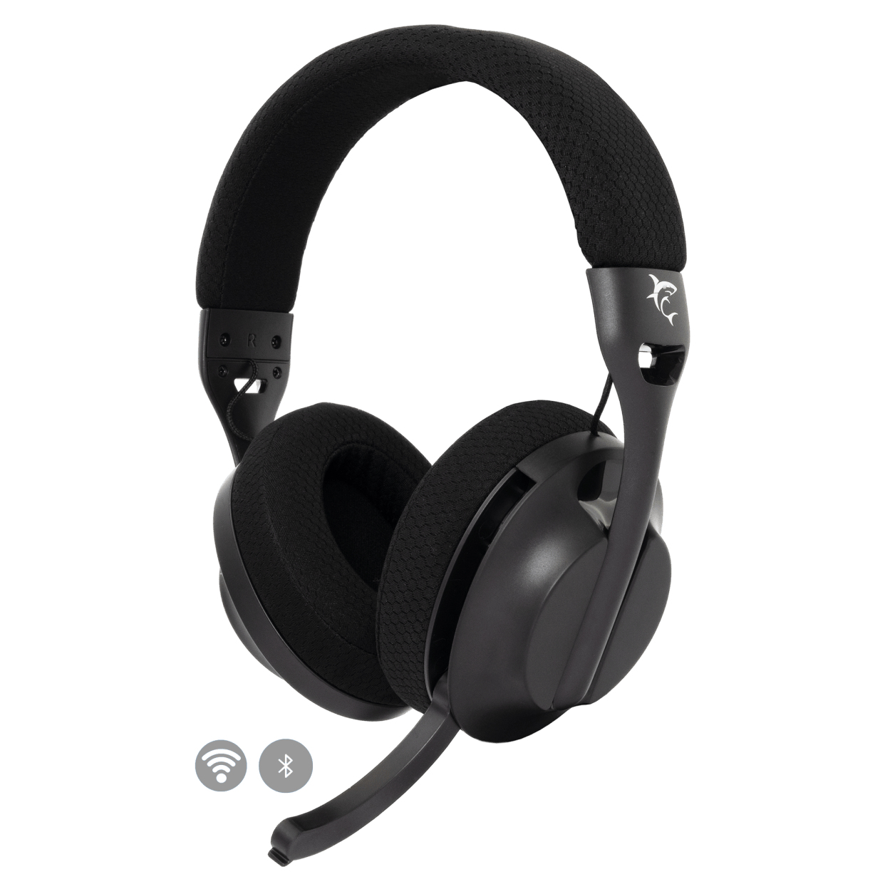 FALCON Auriculares Inalámbrico y alámbrico Diadema Juego USB Tipo C Bluetooth Negro