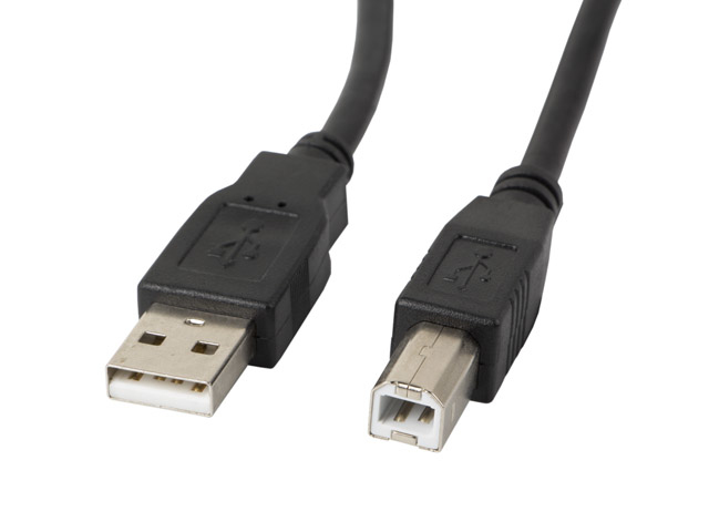 CA-USBA-11CC-0018-BK cable USB USB 2.0 1,8 m USB B Negro