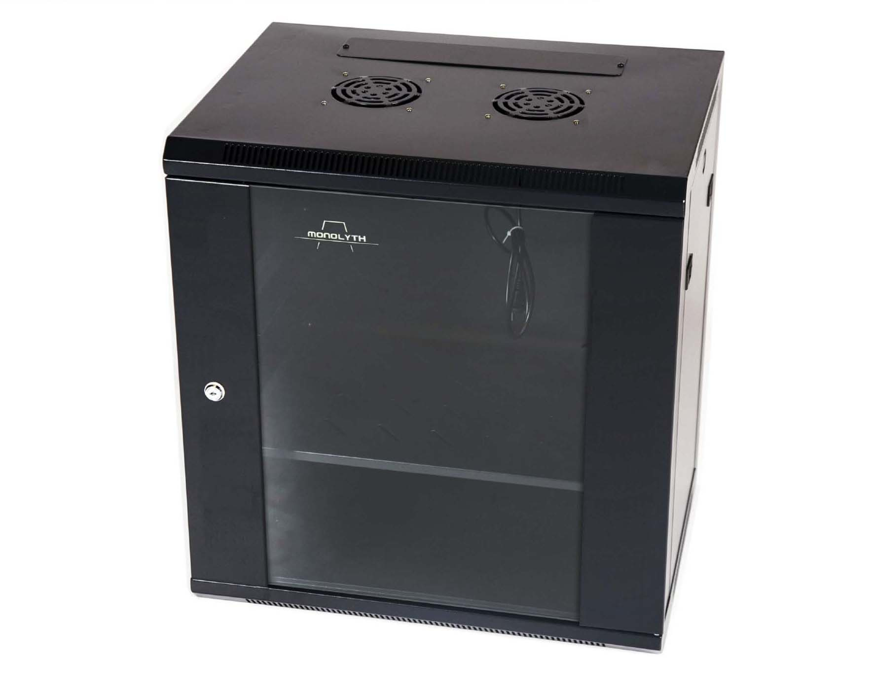 SH6412 12U Bastidor de pared Negro