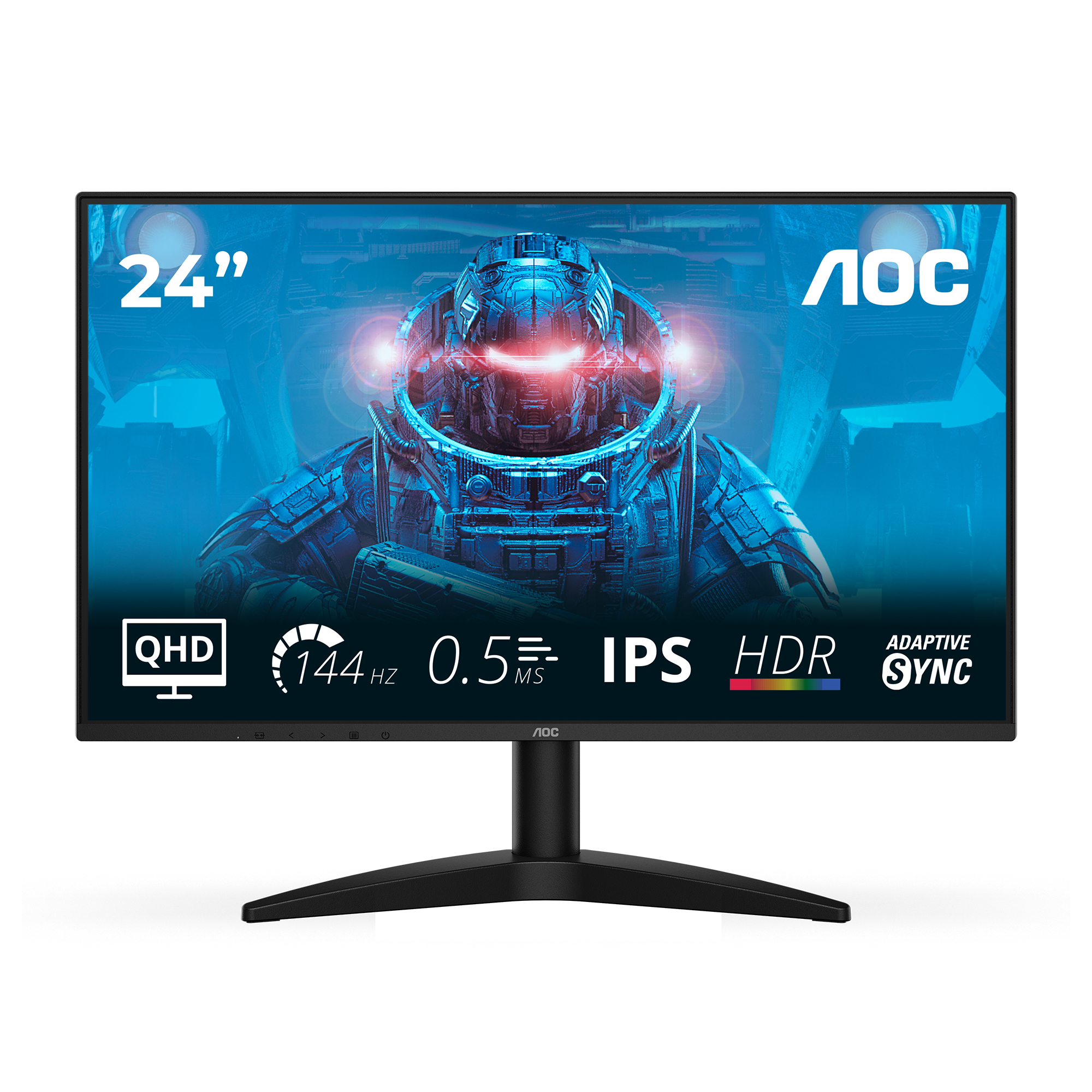 B3 Q24B36X pantalla para PC 60,5 cm (23.8") 2560 x 1440 Pixeles Quad HD LED Negro