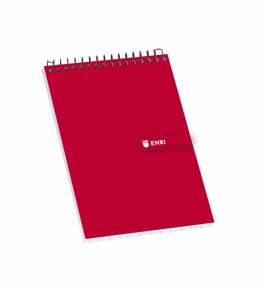 100302797 cuaderno y block 80 hojas Rojo - 80 Unidades