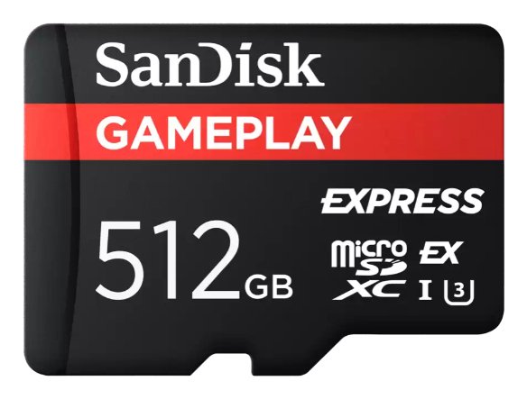 GamePlay Express microSD 512GB UHS-I Clase 10