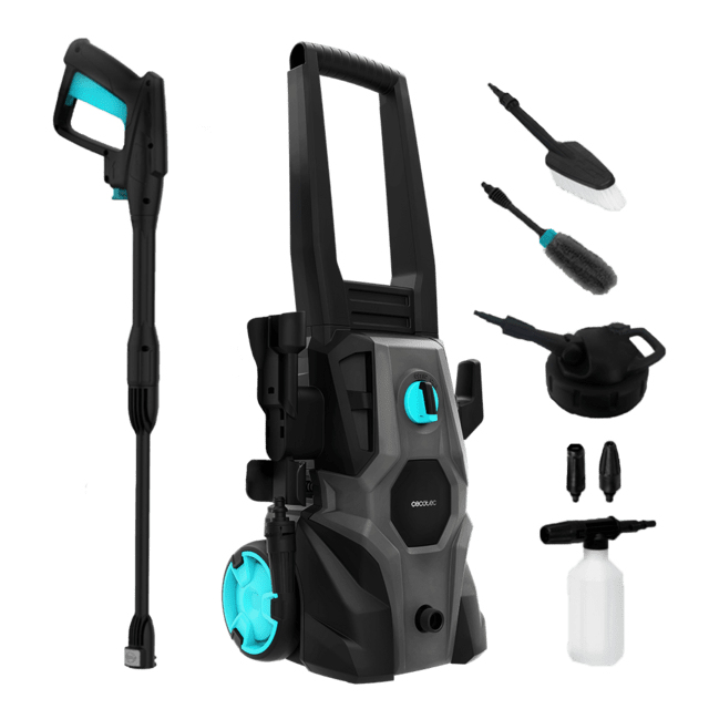 08137 Limpiadora de alta presión o Hidrolimpiadora Vertical Eléctrico 468 l/h 1600 W Negro, Gris