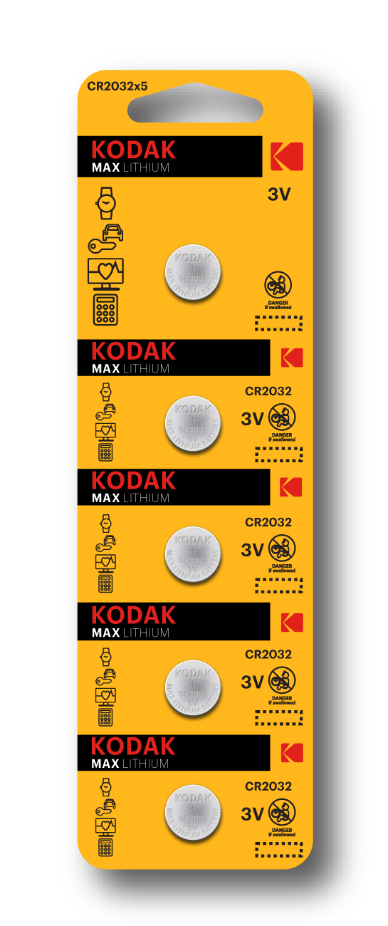 KCR2032 Batería de un solo uso CR2032 Lithium-Manganese Dioxide (LiMnO2)