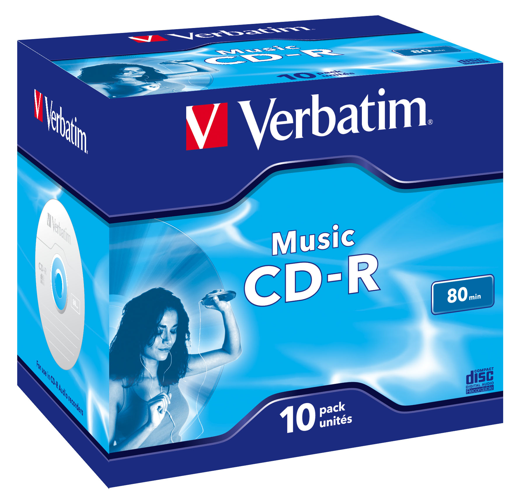 Music CD-R 700 MB 16x 10 pieza(s)