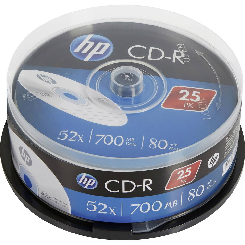 CRE00015 CD en blanco CD-R 700 MB 52x 25 pieza(s)